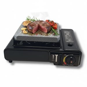 Asador más piedra