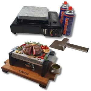 Asador portátil con modelo 1 fuego