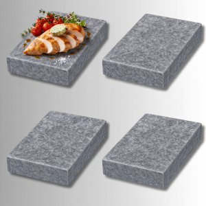 Pack de 4 piedras volcánicas de 15 x 20 cm