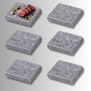 Pack 6 piedras volcánicas 12 x 10 cm